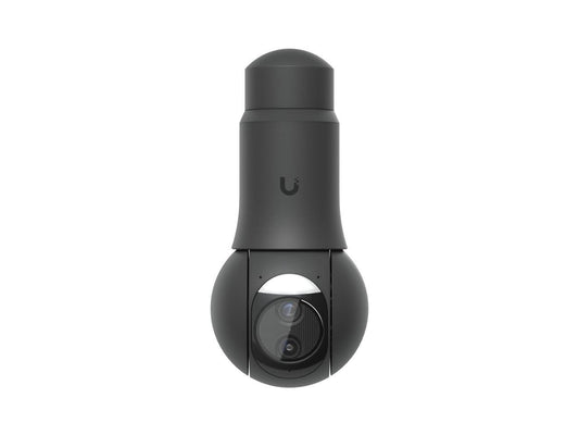 Ubiquiti UVC-G6-PTZ-B professional black PTZ security camera angled front view