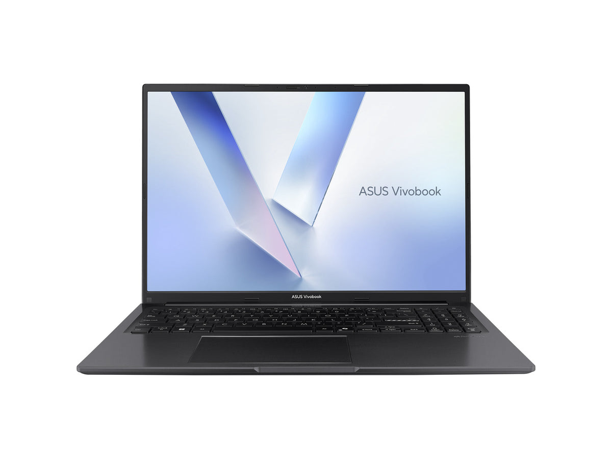 ASUS Vivobook 16 side profile showing ports and slim design