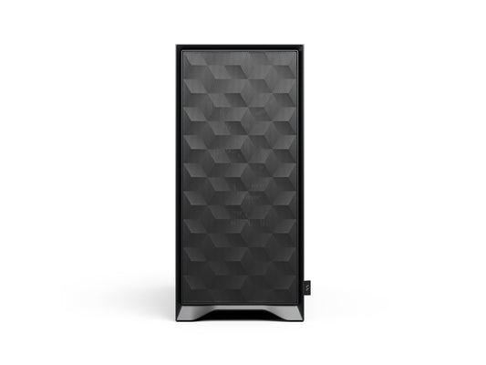 Side view of Fractal Design Pop Air RGB PC case with tempered glass side panel