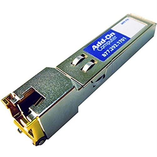 AddOn Cisco GLC-T Compatible 1000Base-TX SFP Transceiver (Copper, 100m, RJ-45)