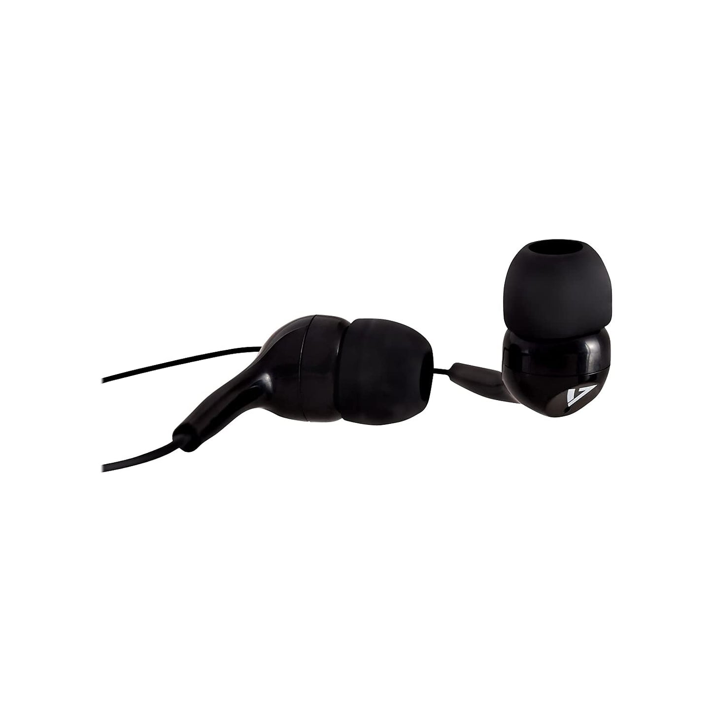 V7 HA105 Lightweight Stereo Earbuds - Black