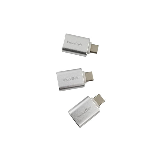 VisionTek USB-C to USB-A M/F 3 Pack Adapters 901224