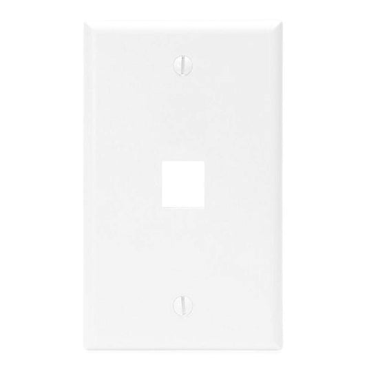 4XEM 4XFP01KYWH 1 Outlet RJ45 Wall Plate/ Face Plate White