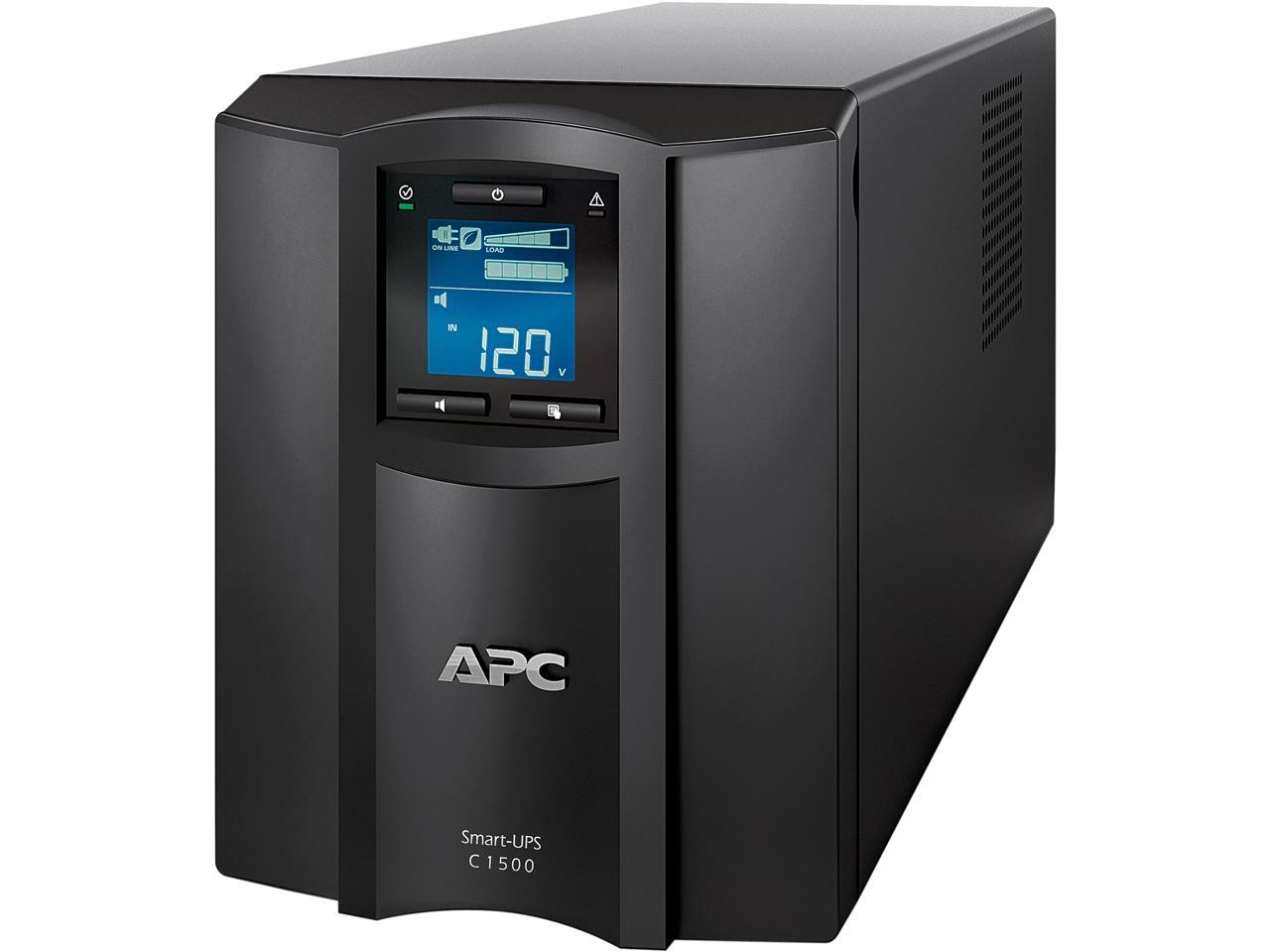 APC SMC1500C 1440 VA 900 Watts 8 Outlets UPS