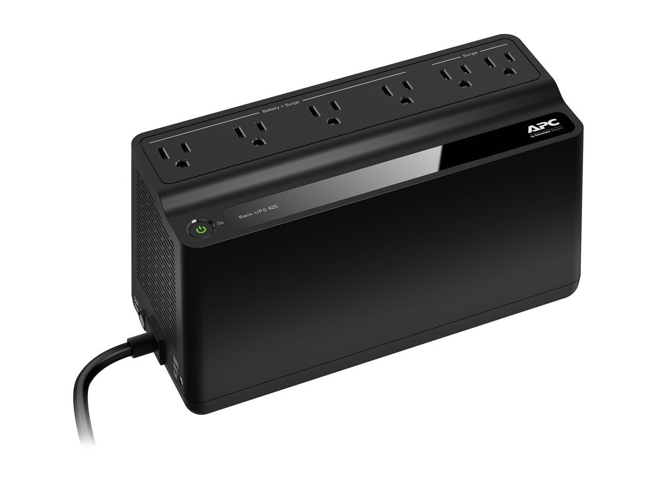 APC Back-UPS BE425M 425 VA 255 Watts 6 Outlets UPS