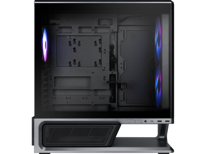 Rear I/O and expansion slot view of the MSI MPG VIXTA 300R PC case