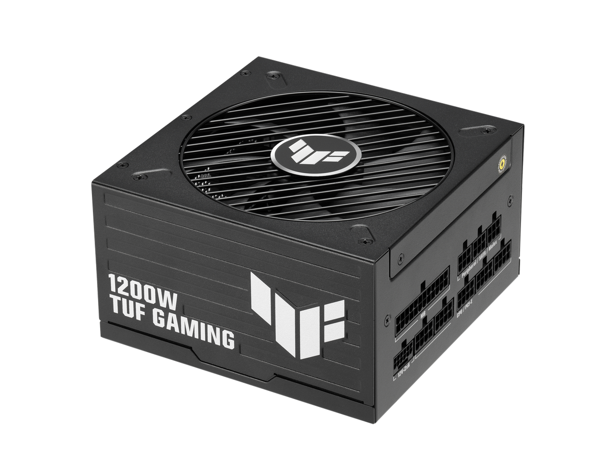 ASUS TUF Gaming 1200P R power supply unit side profile view
