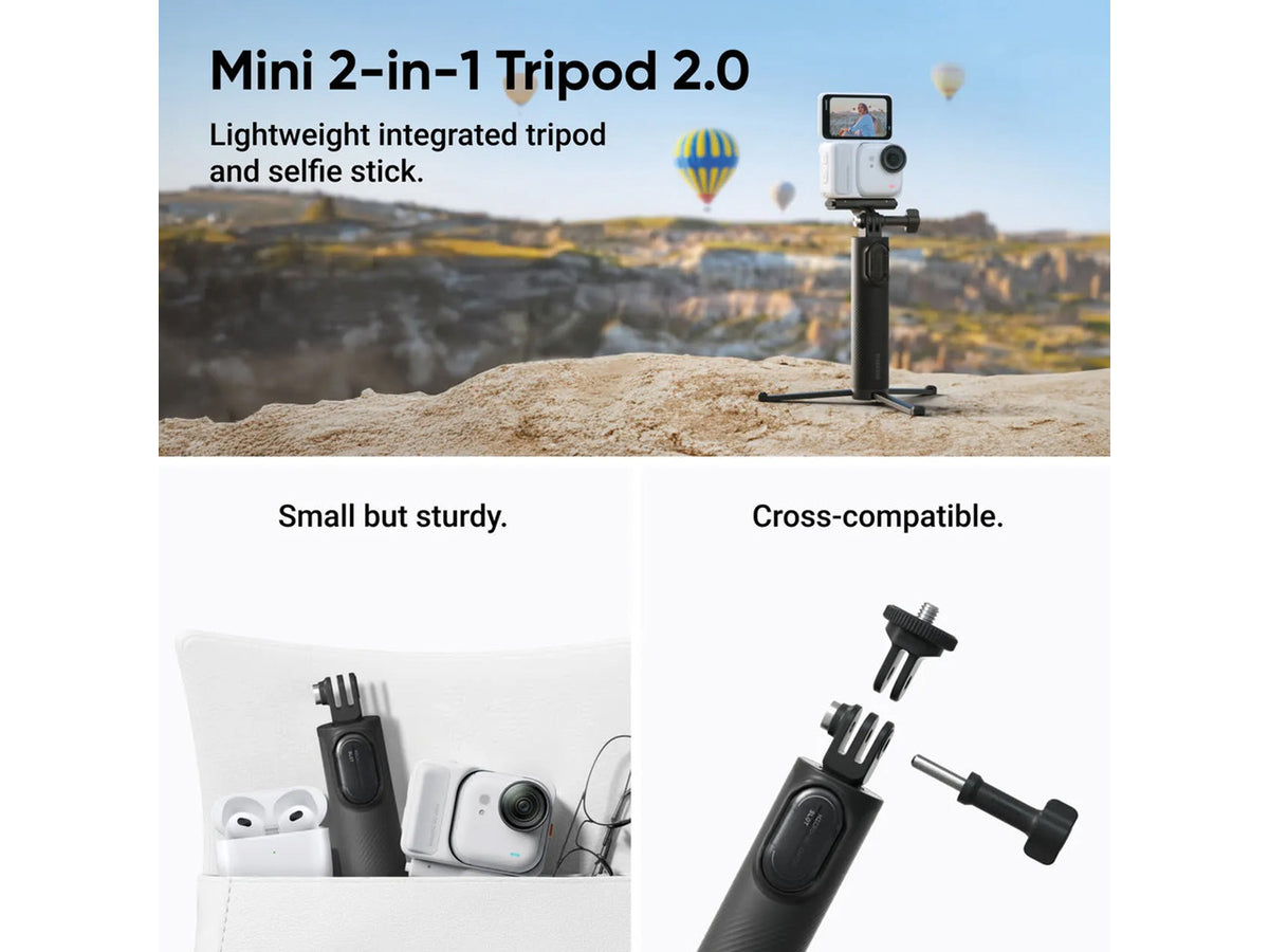 Insta360 GO Ultra camera mounted for high-intensity outdoor action sports recording