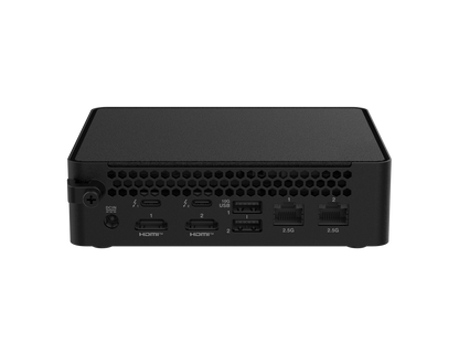 Top view of compact ASUS RNUC16GDKW96C00U R mini PC chassis