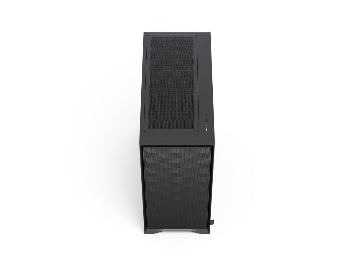 Rear view of Fractal Design Pop Air showing expansion slots and fan mount