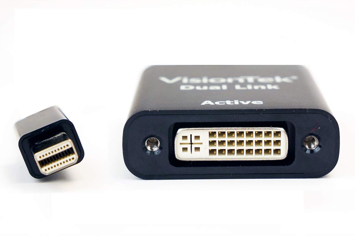 VisionTek 900640 Mini DisplayPort to Dual Link DVI-D Active Adapter (M/F)