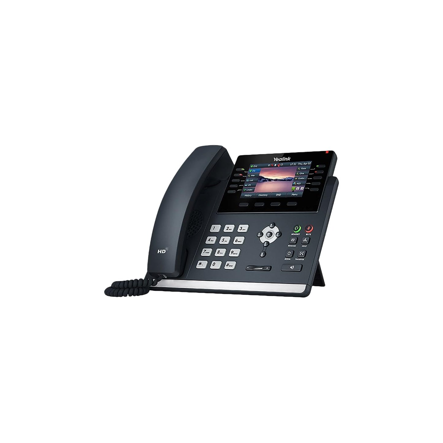 Yealink SIP-T46U IP Phone Corded Corded Wall Mountable Desktop Classic Gray