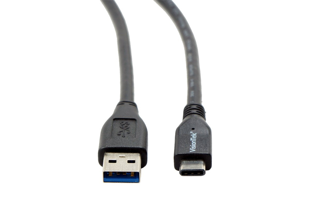 VisionTek 900826 Black USB 3.1 Type C to Type A Cable 1 Meter (M/M)