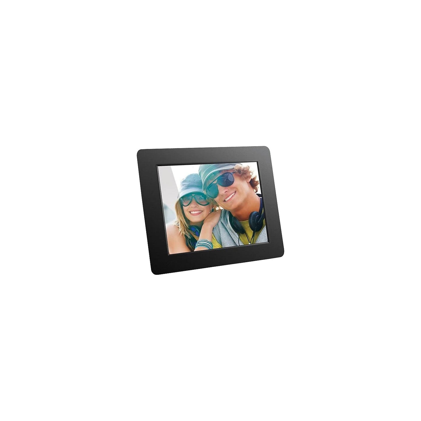 Aluratek ADPF08SF 8" 800 x 600 Digital Photo Frame with Auto Slideshow Feature