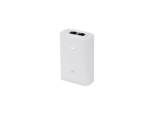 Ubiquiti POE-24-24W-G-WH wall-mount 24V 24W passive PoE injector in white