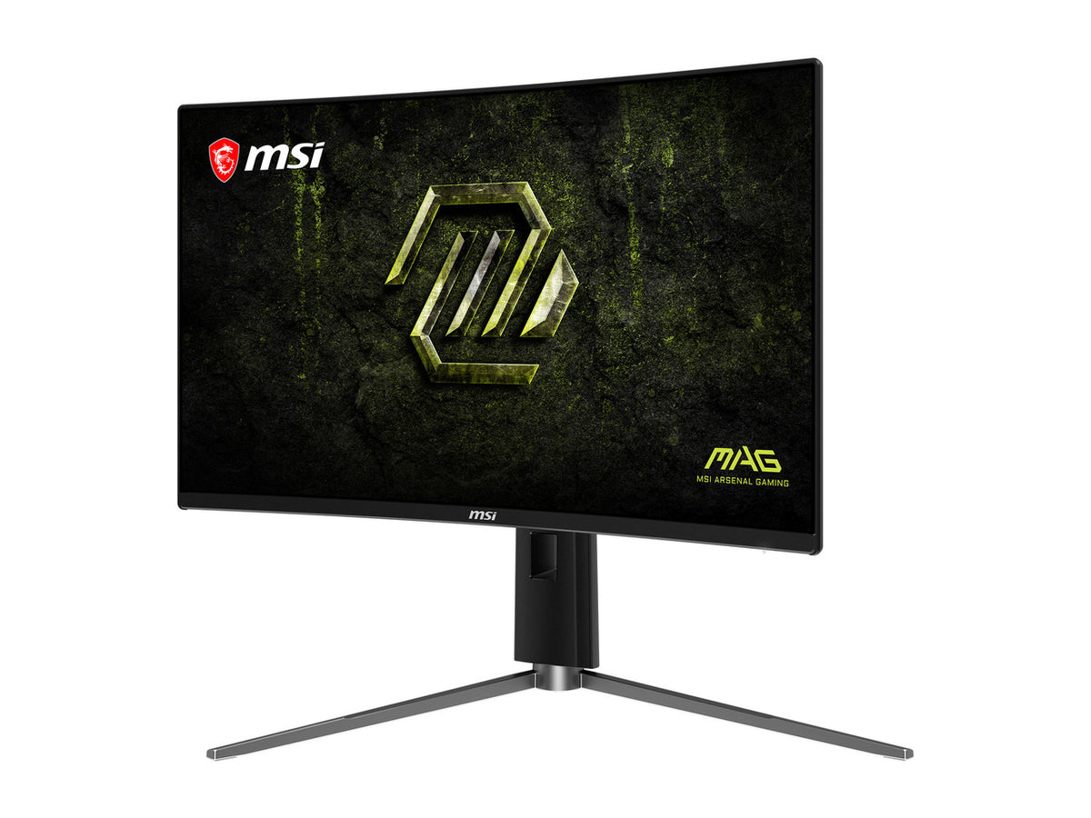 Rear I/O ports and cable management of MSI MAG 274CQPDF X32 gaming monitor