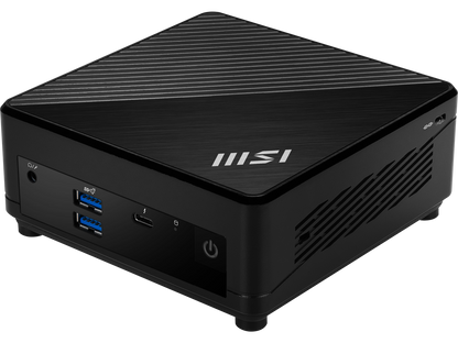 Front view of the MSI Cubi 5 1MA-493BUS R compact desktop PC