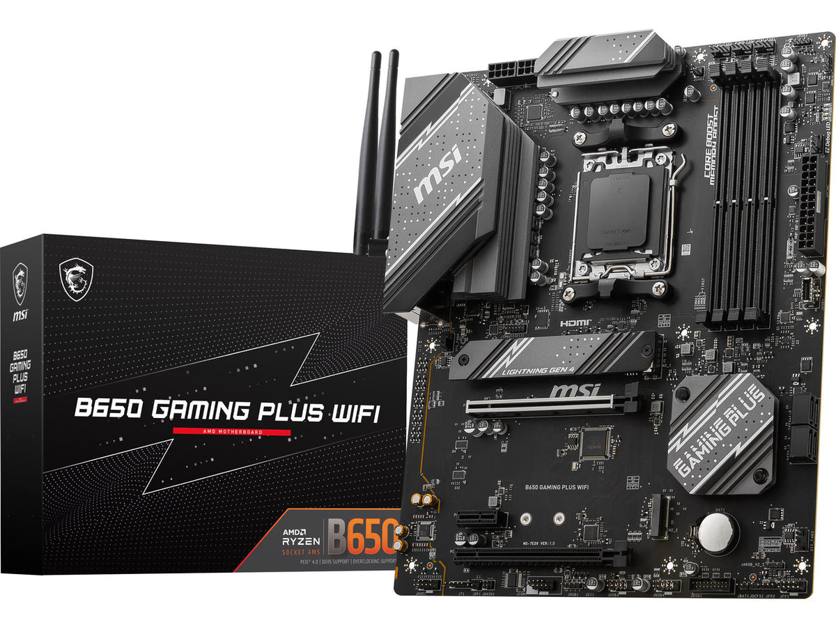 Close up of MSI B650 heatsink and VRM cooling