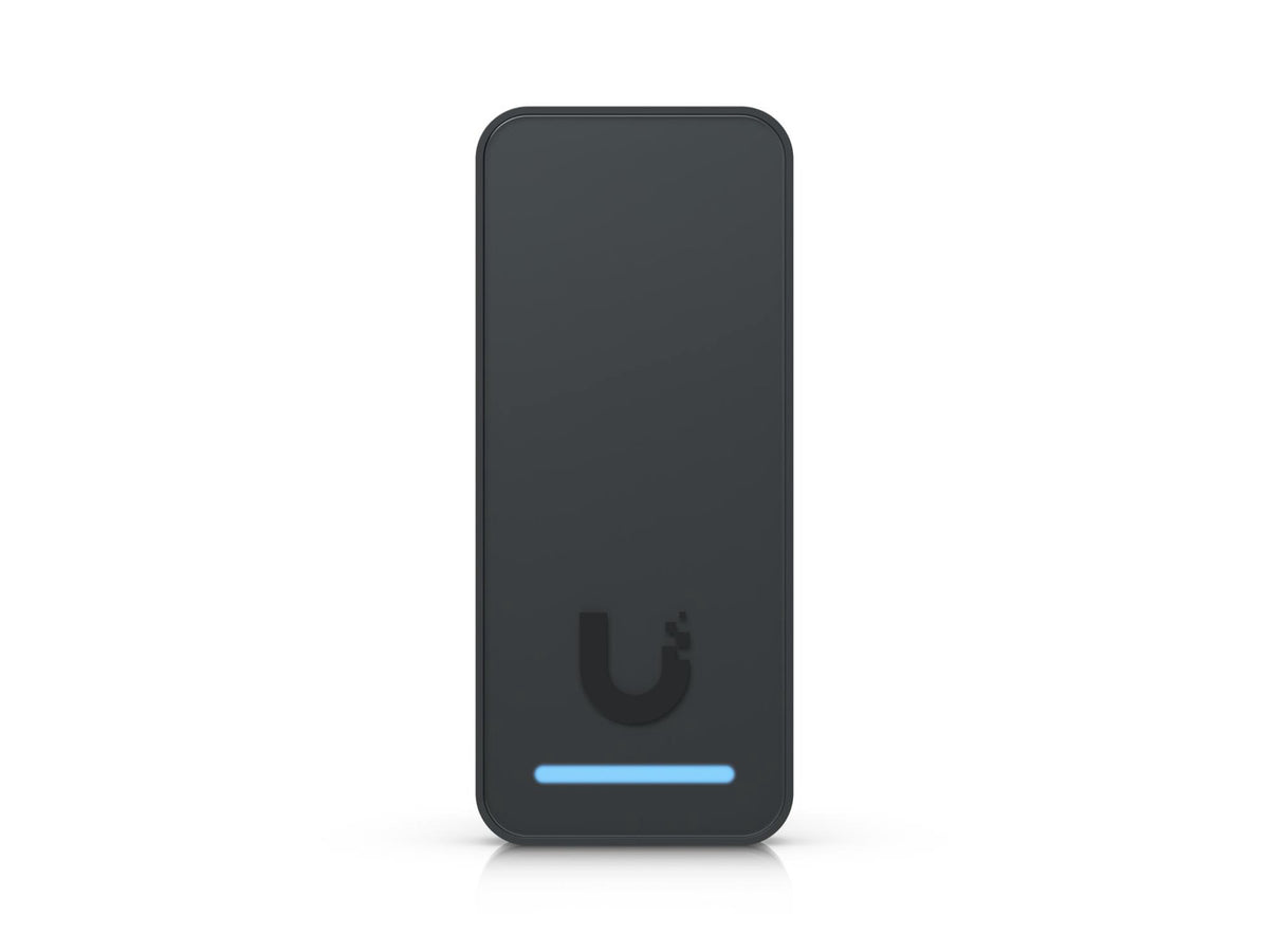 Front view of the Ubiquiti UA-G3-B black access reader unit
