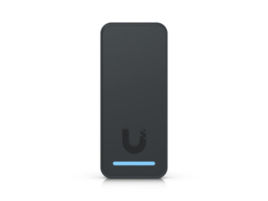 Front view of the Ubiquiti UA-G3-B black access reader unit