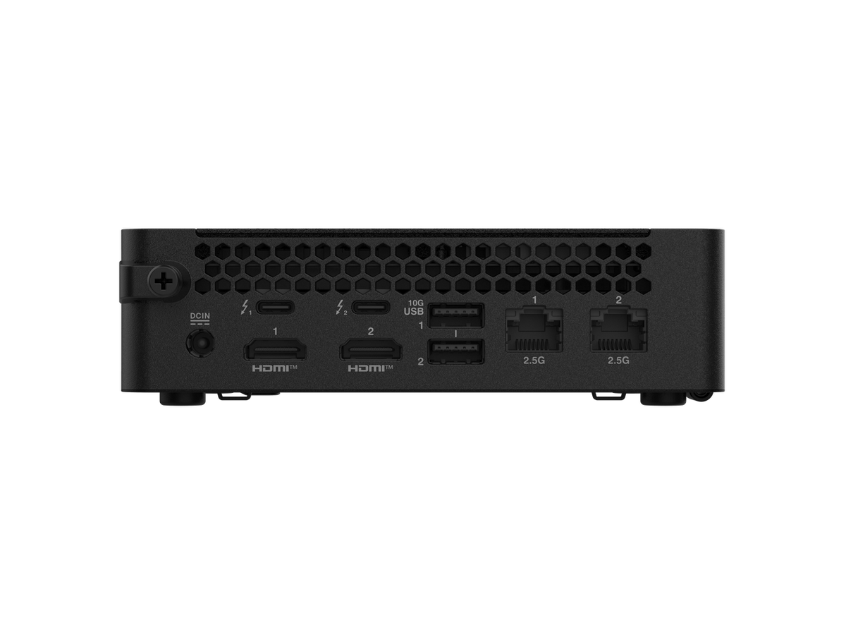 ASUS RNUC16GDKW96C00U R rear connectivity ports view