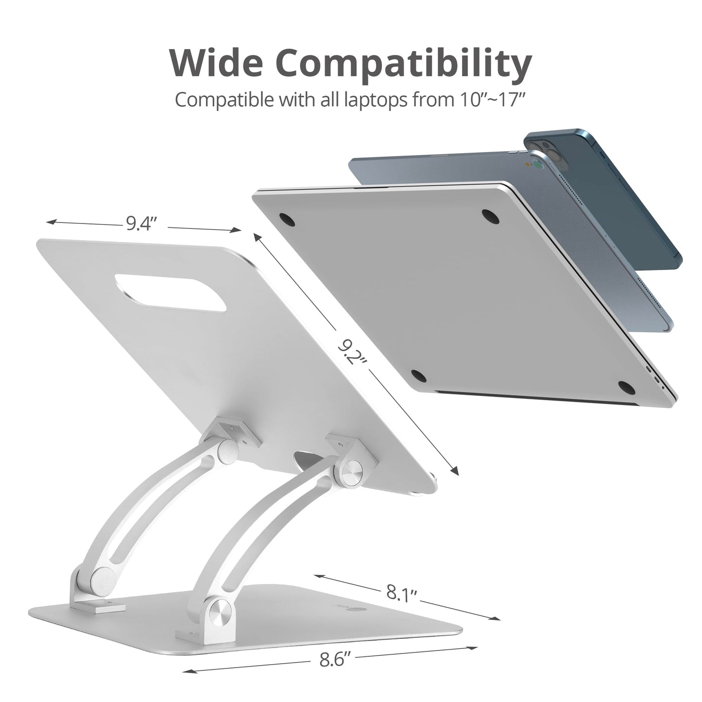 ADJUSTABLE ALUMINUM LAPTOP