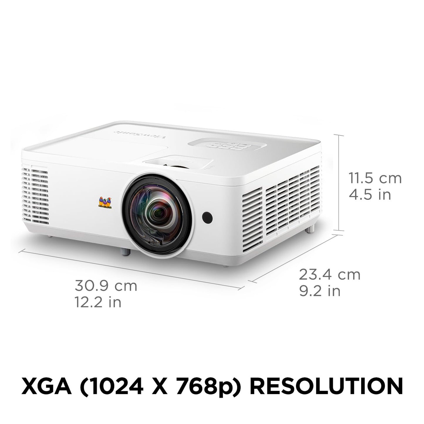 ViewSonic PS502X 4000 Lumens XGA HDMI Short Throw Projector for Education and