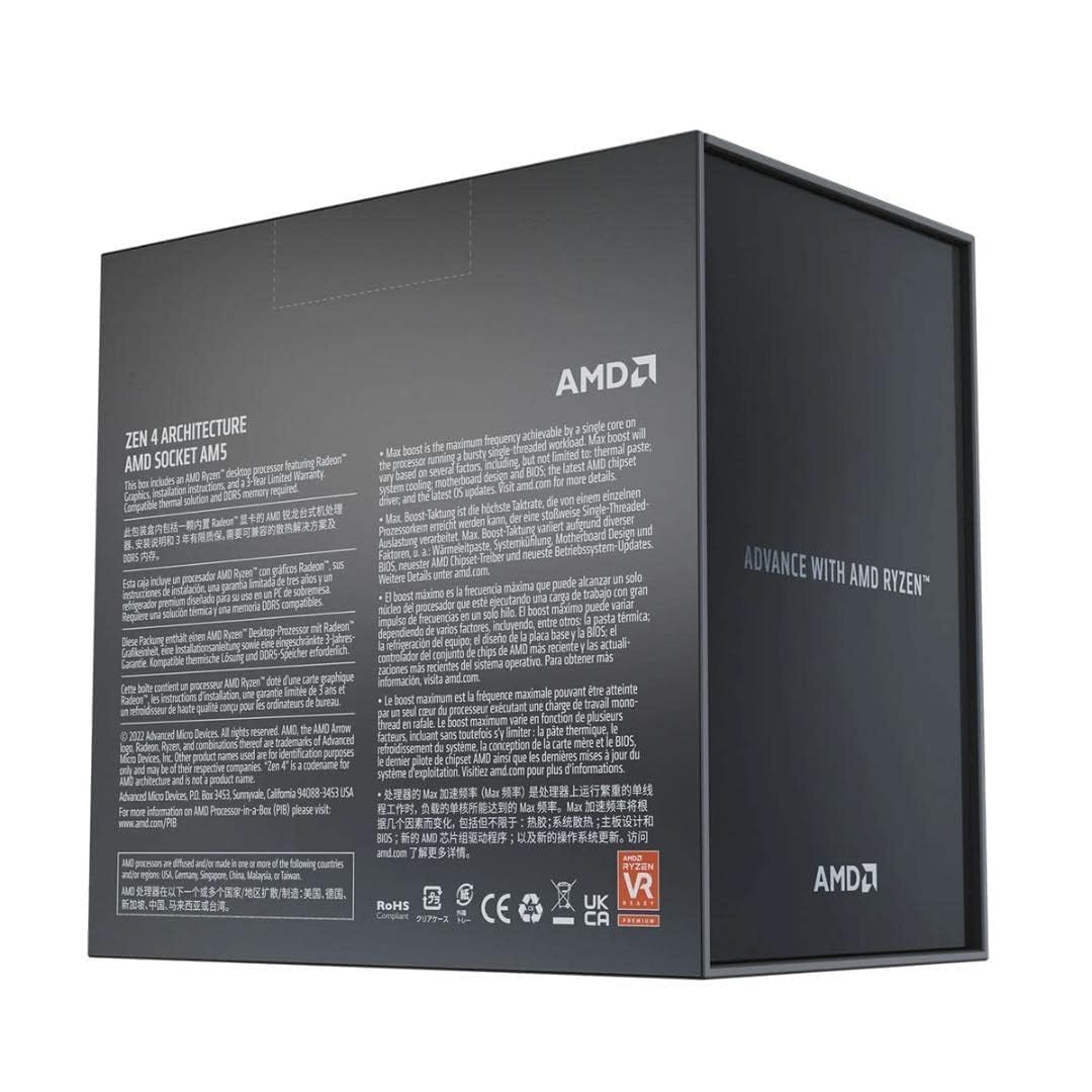 AMD Ryzen 9 7950X - 16-Core 4.5 GHz - Socket AM5 - 170W Desktop Processor