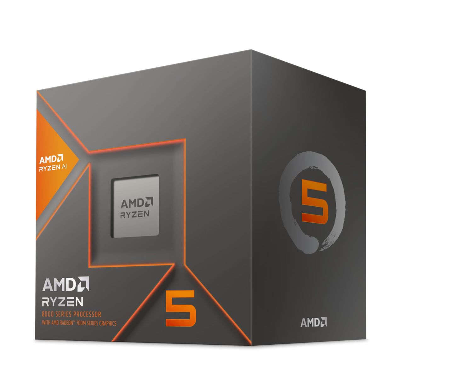 AMD Ryzen 5 8600G - Ryzen 5 8000-G Series 6-Core 4.3 GHz Socket AM5 65W AMD