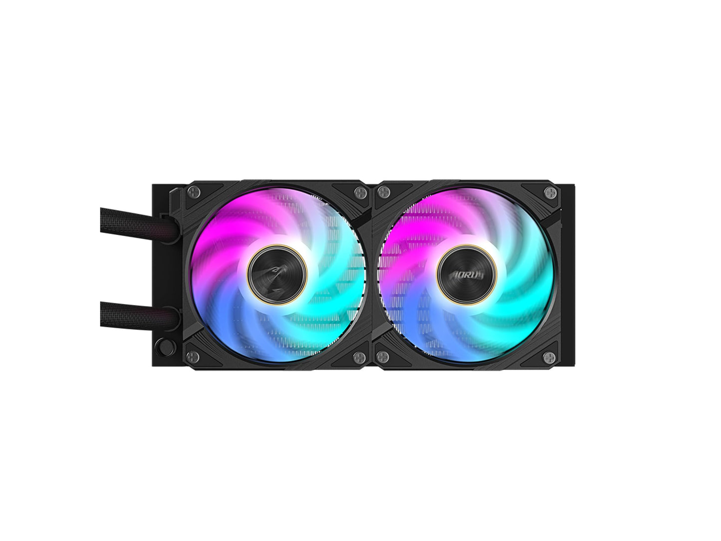 AORUS WATERFORCE X II 240 Liquid CPU Cooler, 240mm Radiator with 2x 120mm low