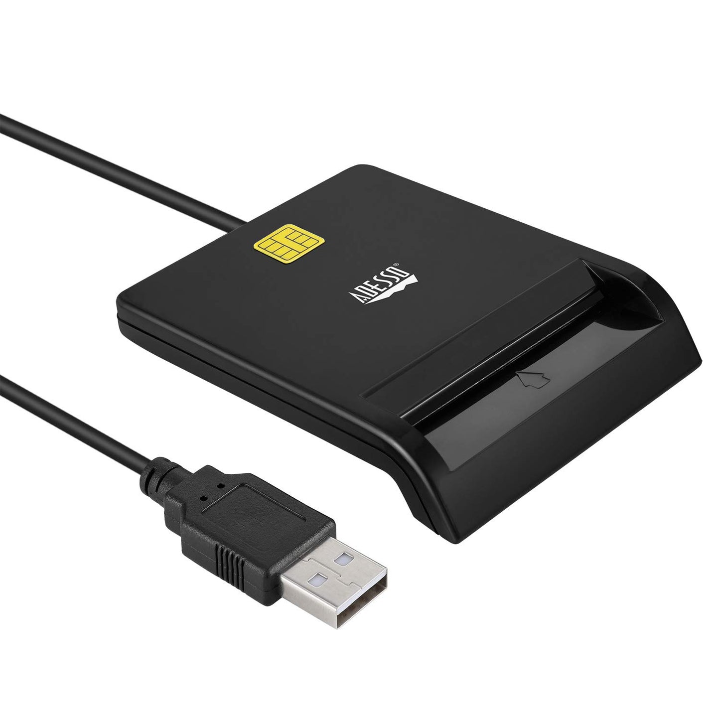 ADESSO SCR-100 ADESSO TAA CAC USB SMART CARD READER, WORKS FOR WINDOWS AND MAC