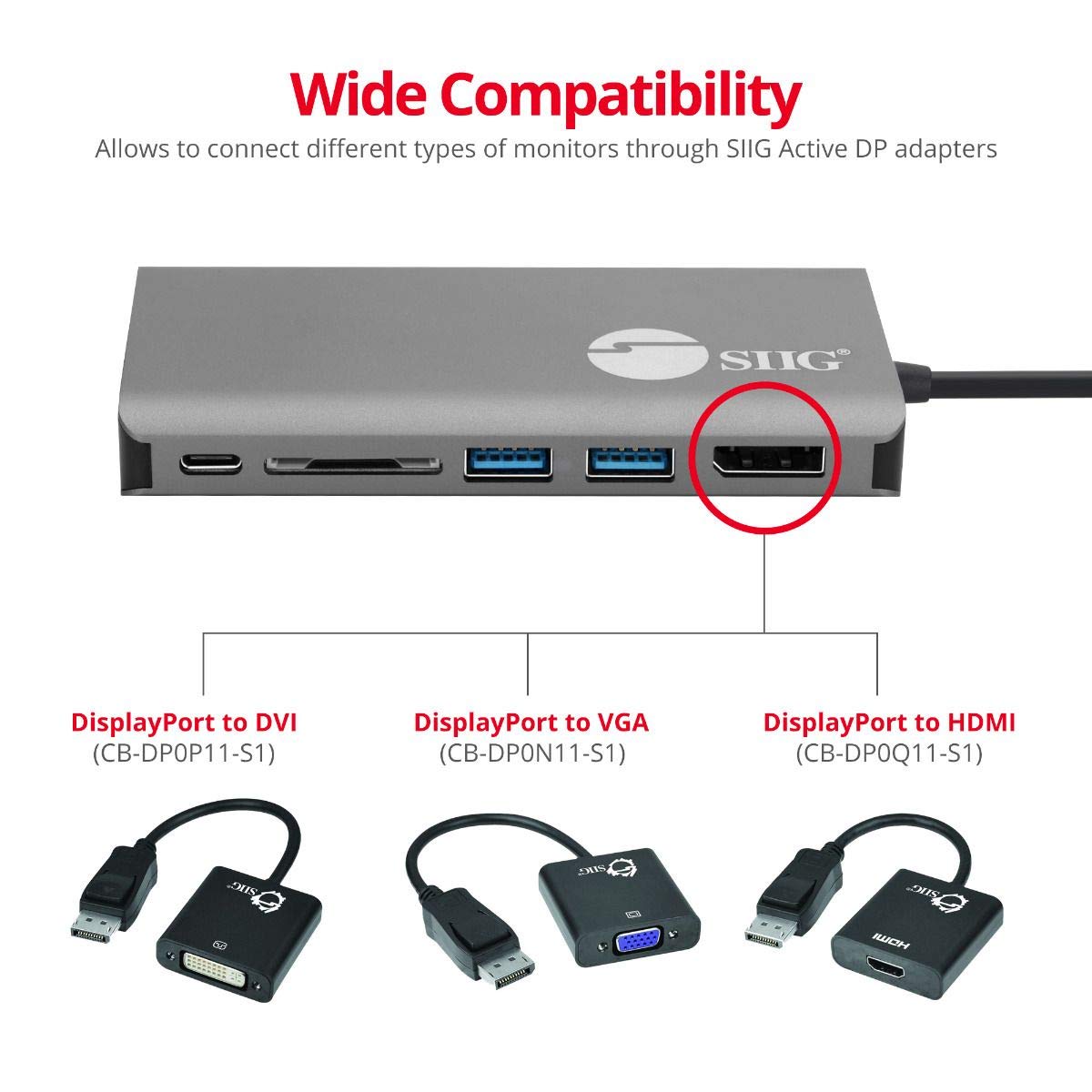 USB-C MST VIDEO WITH HUB LAN &