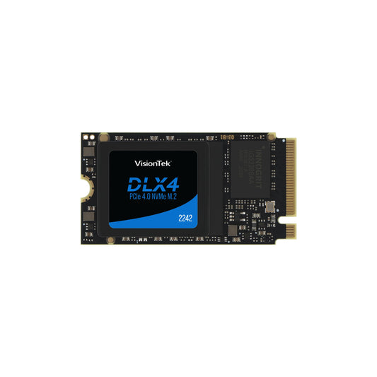 VisionTek DLX4 2 TB Solid State Drive - M.2 2242 Internal - PCI Express NVMe (PCI Express NVMe 4.0 x4) - Desktop PC Device Supported - 1000 TB TBW - 4985 MB/s Maximum Read Transfer Rate - 256-bit AES