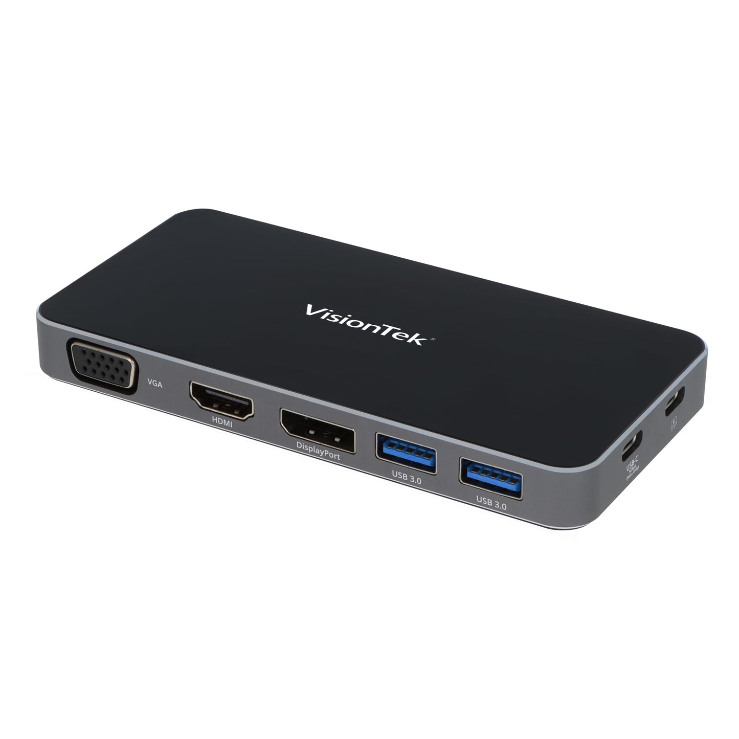 VisionTek VT210 Dual Display USB-C Docking Station with Power Passthrough ???