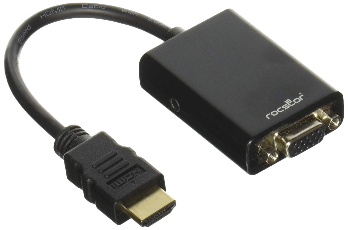 6FT HDMI TO VGA ADAPTER M/F BLK