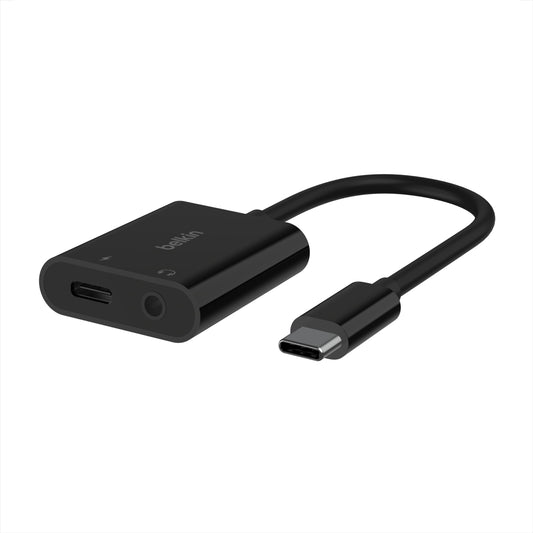 3.5 MM AUDIO + USB-C CHARGE ADAPTER 03-RETAIL BOX