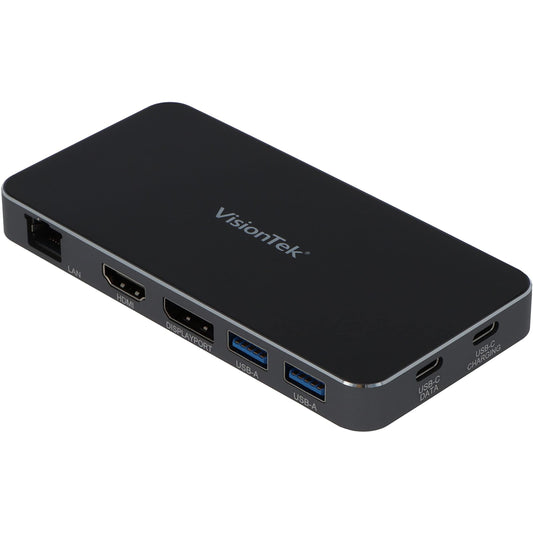 VisionTek VT400 Dual Display USB-C Docking Station with Power Passthrough 901469