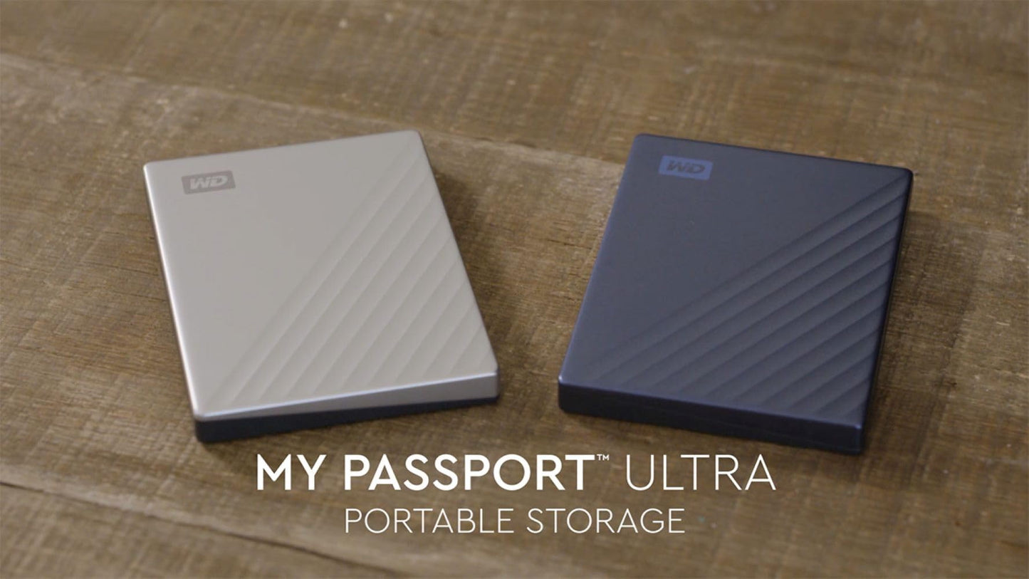 WD 6TB My Passport Ultra Portable Storage External Hard Drive USB-C for