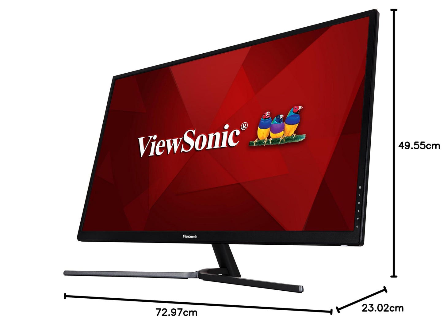 ViewSonic VX3211-2K-MHD 32 Inch IPS WQHD 1440p Monitor with 99% sRGB Color