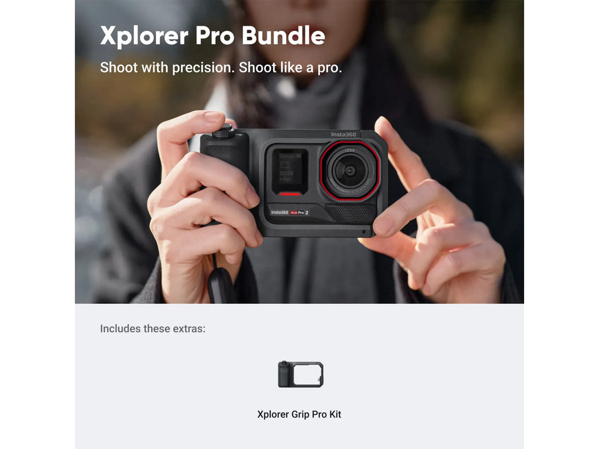 Complete Xplorer Pro Bundle accessories for Insta360 Ace Pro 2