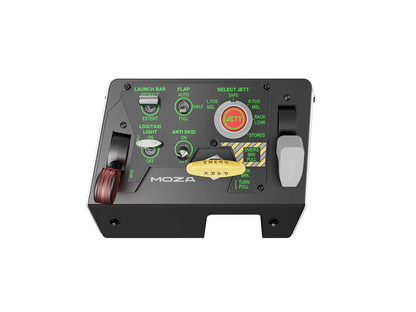 Moza Racing MTLP Flight Sim Panel front view showing control layout
