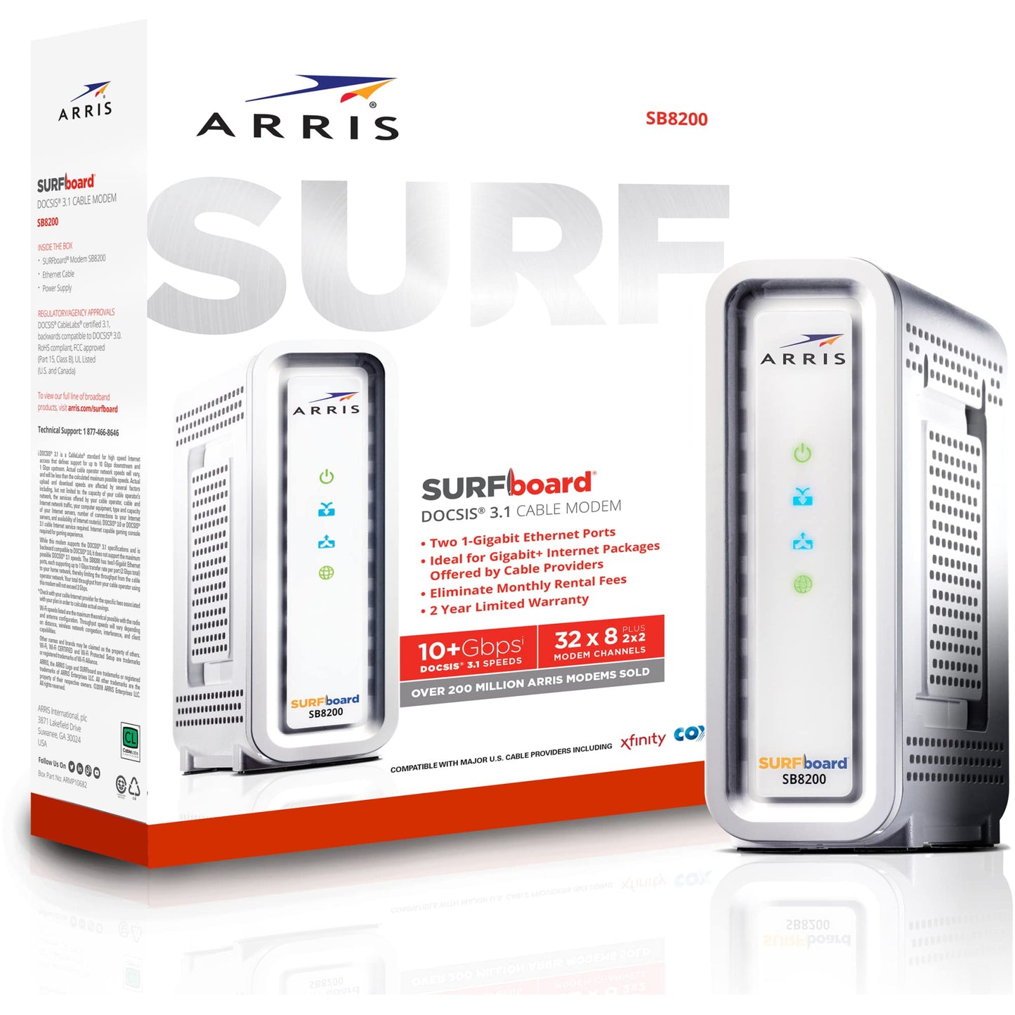 Arris SB8200 SURFboard® DOCSIS® 3.1 Cable Modem