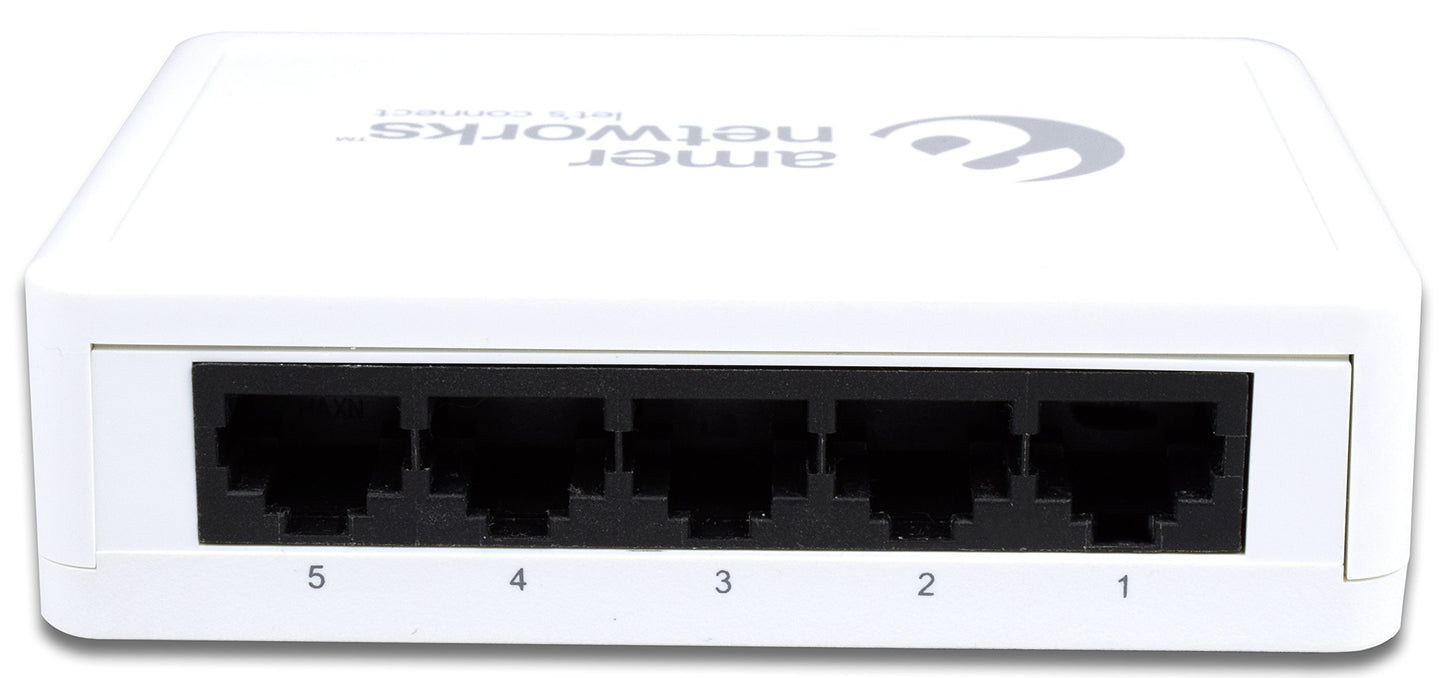 Amer SD5 5 Port 10/100 Desktop Fast Ethernet Switch