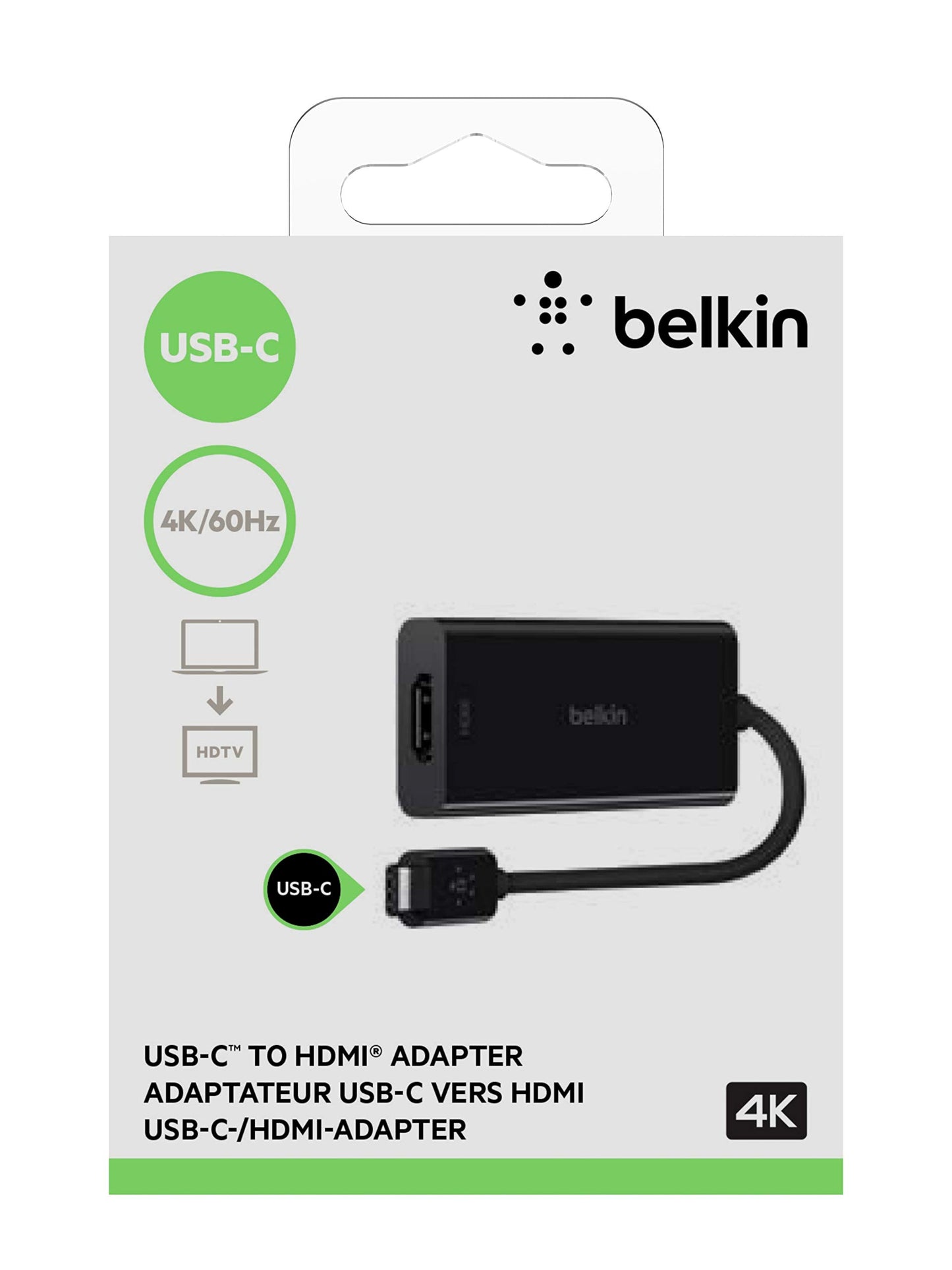 USB-C to HDMI Adapter,4K @60HZ,BLACK