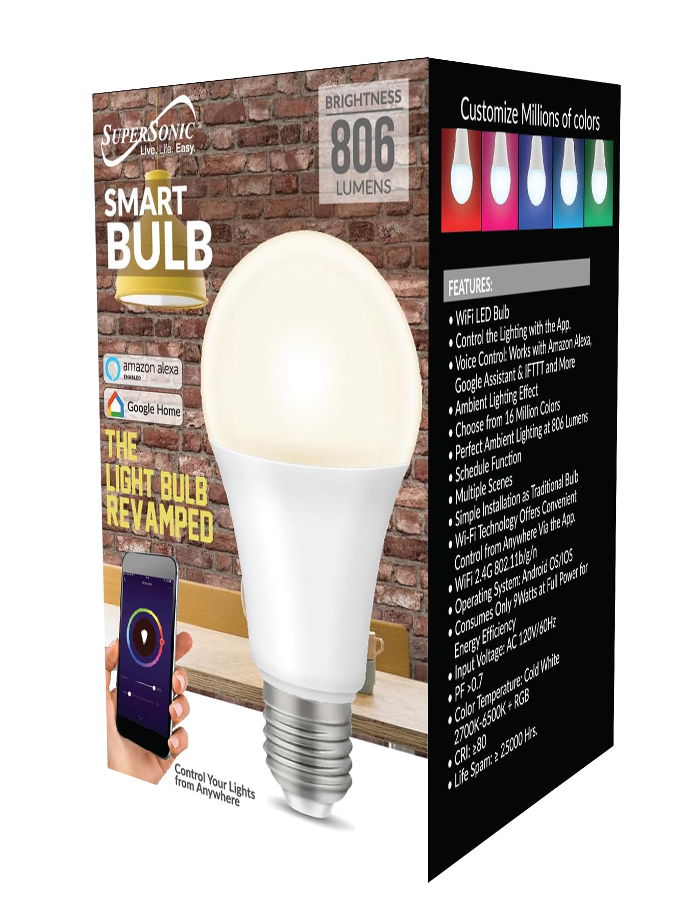 WiFi Smart LED Light Bulb