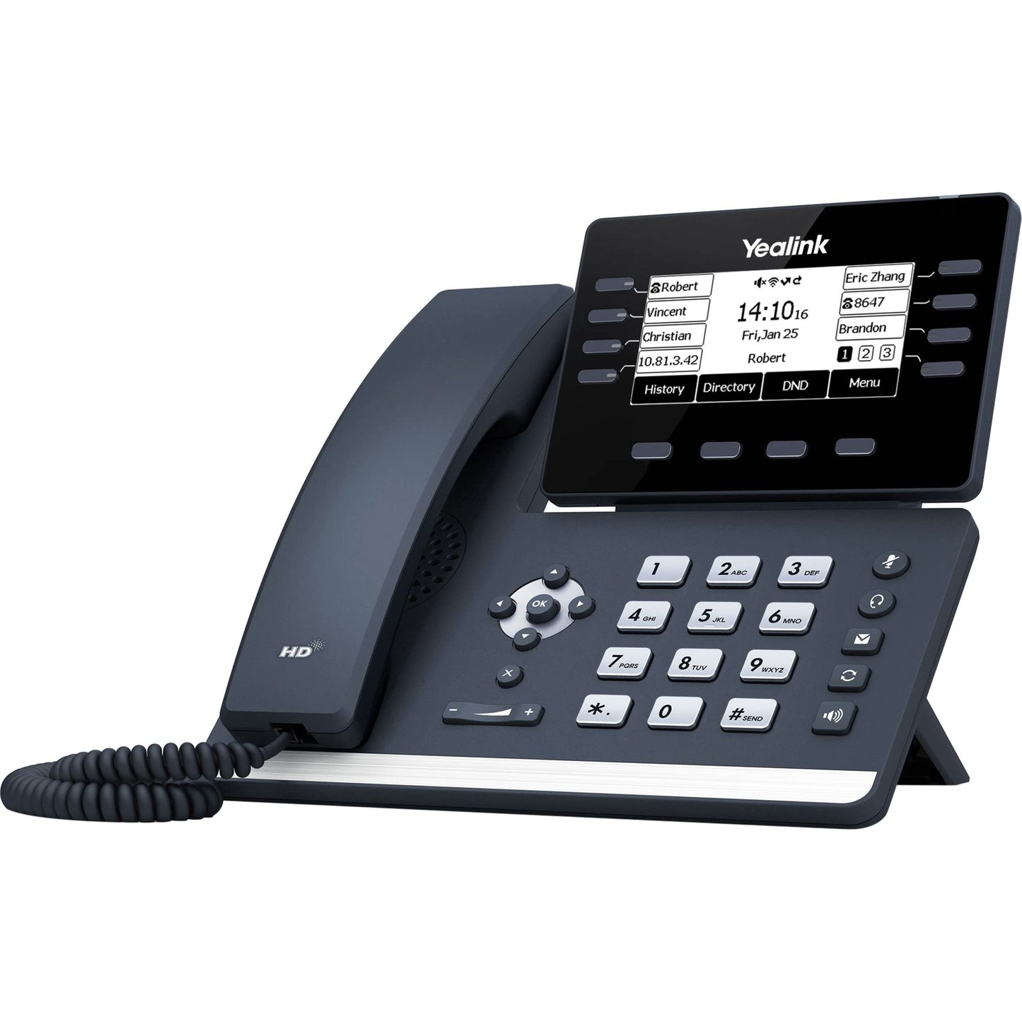 Yealink SIP-T53W IP Corded/Cordless Wi-Fi Mountable Desktop Phone SIPT53W