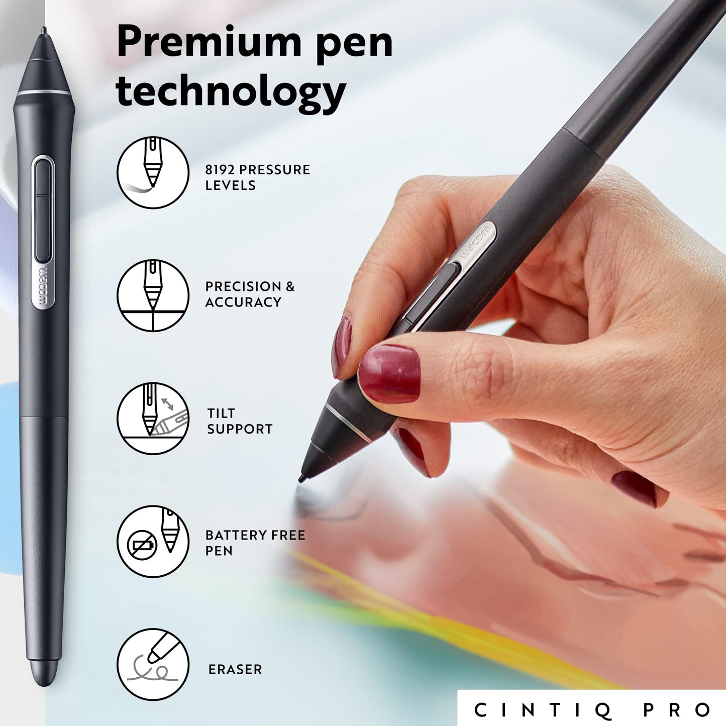 Wacom Cintiq Pro 16 Creative Pen and Touch Display(2021 version): 4K graphic