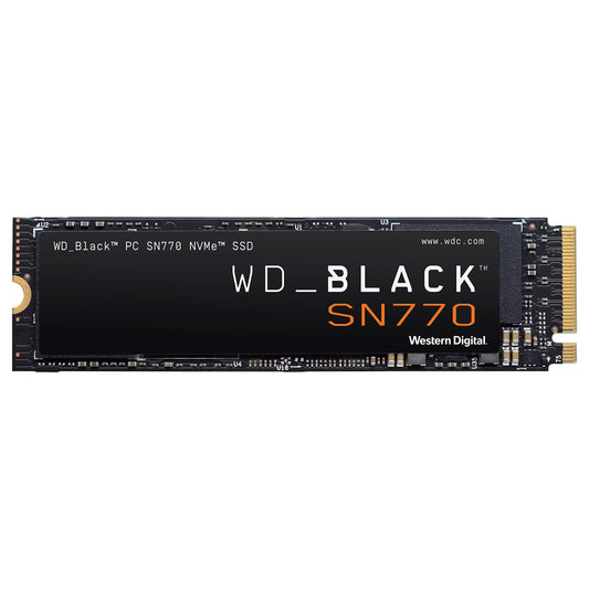 Western Digital WD_BLACK SN770 M.2 2280 500GB PCIe Gen4 16GT/s, up to 4 Lanes