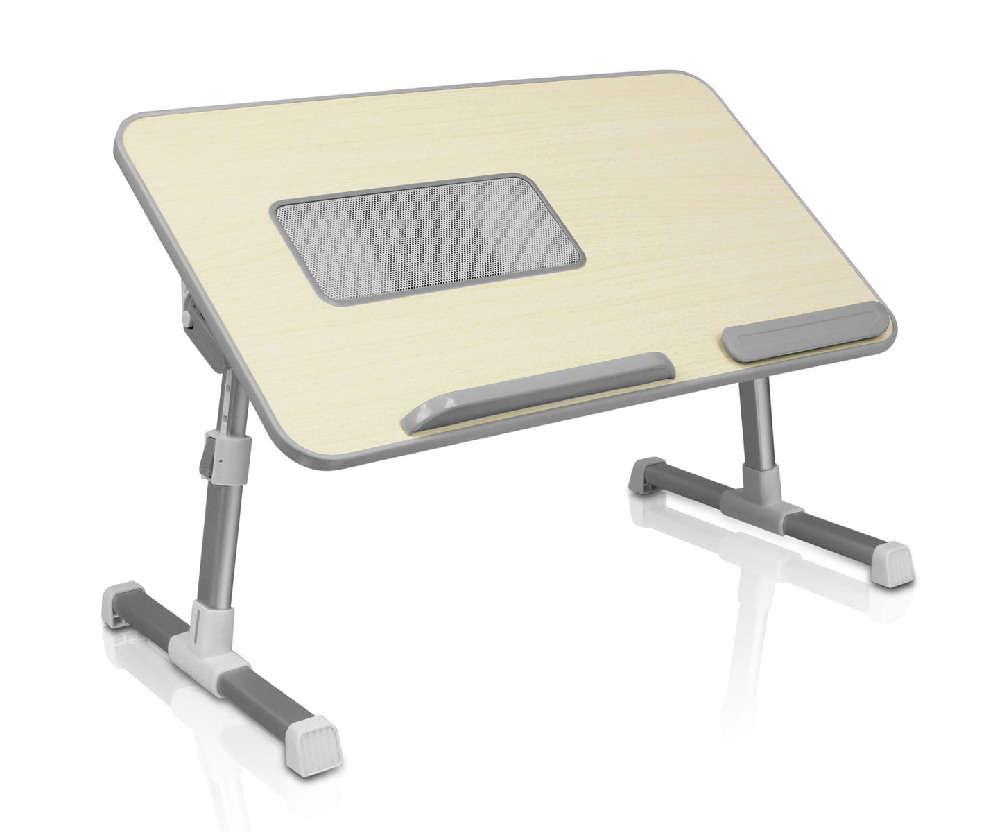 Aluratek Adjustable Ergonomic Laptop Cooling Table With Fan