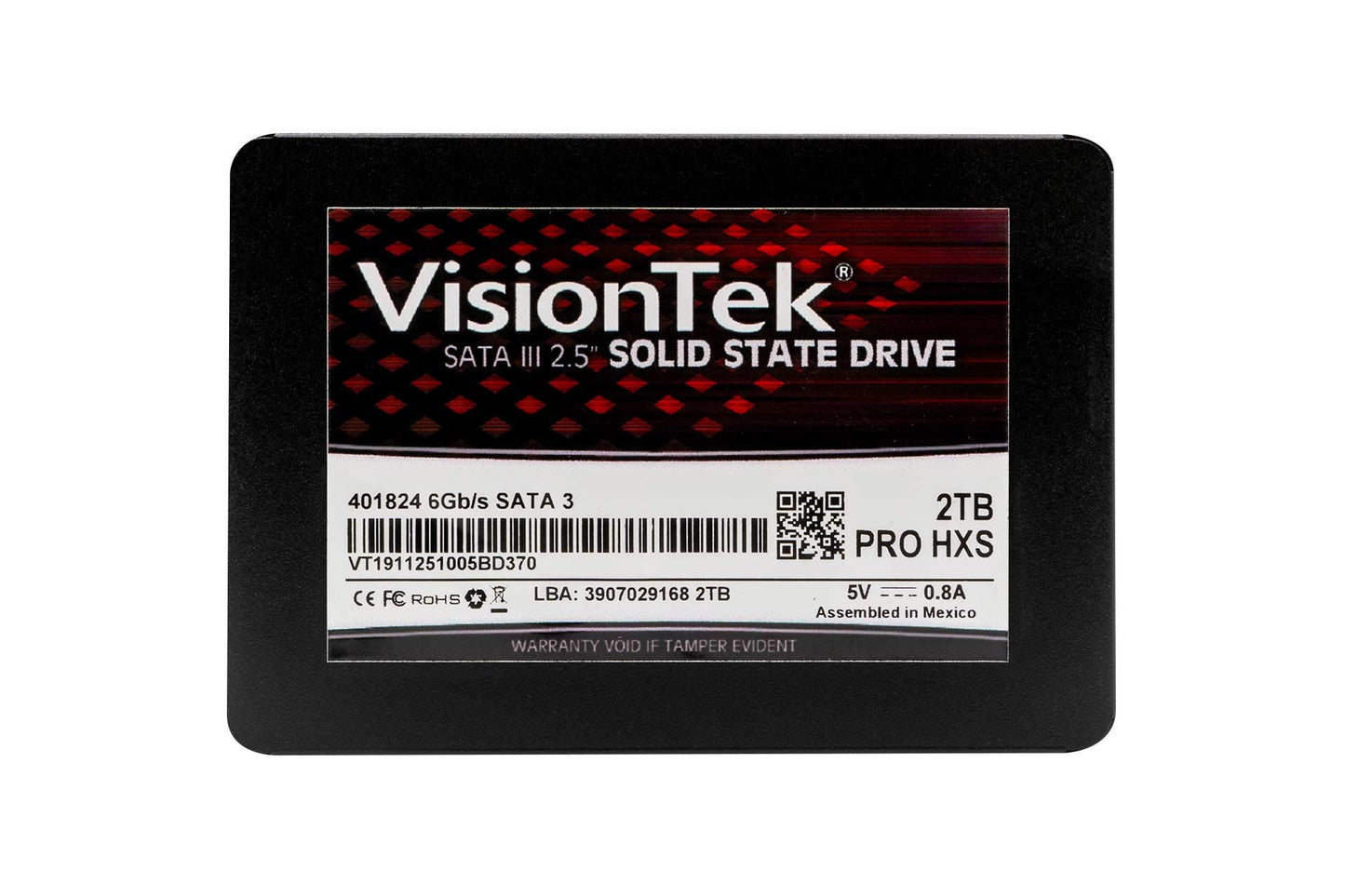 VisionTek - 901312 - VisionTek PRO HXS 2 TB Solid State Drive - 2.5 Internal -